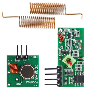 433MHz Radio frequenza ricetrasmettitore banda Antenna trasmettitore e ricevitore Kit modulo antifurto allarme trasmettitore - Product Image 1