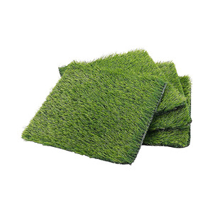 嵌套盒垫，12英寸x12英寸可洗人造草地毯地毯草合成草皮垫 - Product Image 2