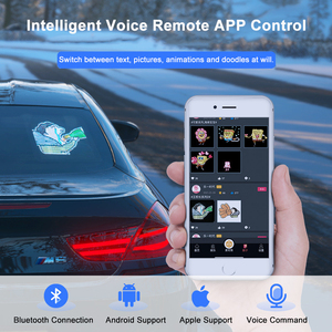 App intelligente per la programmazione del lunotto posteriore per auto con luce a Led per auto Xiaobao parabrezza posteriore Display elettronico interattivo - Product Image 2