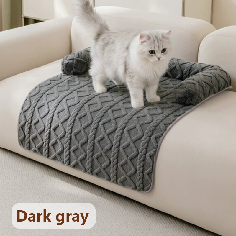 Textured Waterproof Pet Pad - Dark Gray
