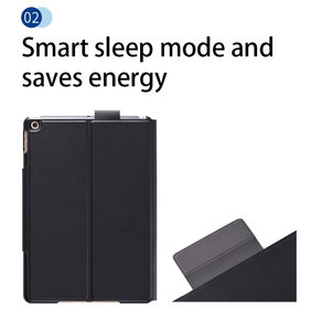 Tablet Tastiera <span class=keywords><strong>Broadcom</strong></span> 5.0 Bluetooths Dux Duxis Della Copertura di Tpu A Conchiglia Cassa Della Tastiera Per Ipad 10.2 2019