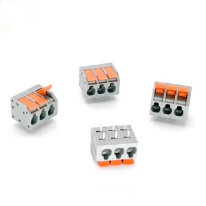 Nuevo Tipo de bloques de terminales de resorte de alambre de empuje, conectores de bloques de terminales de 21, conectores DEGSON - Product Image 1