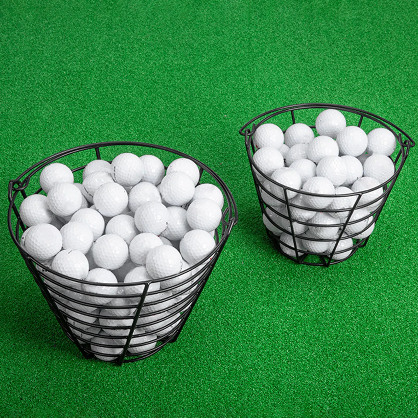 Hochwertiger metall lackierter Golfball draht korb mit Griff