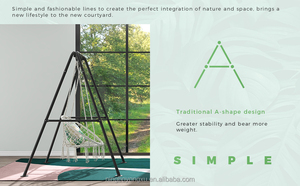 Võng ghế đứng Heavy-Duty thép võng đứng 300lbs đa-sử dụng Swing đứng cho ngoài trời trong nhà võng ghế không bao gồm - Product Image 4