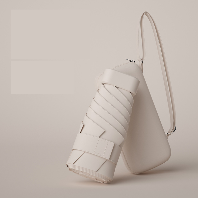 Blanco (Tarjetero con correa de color sólido)