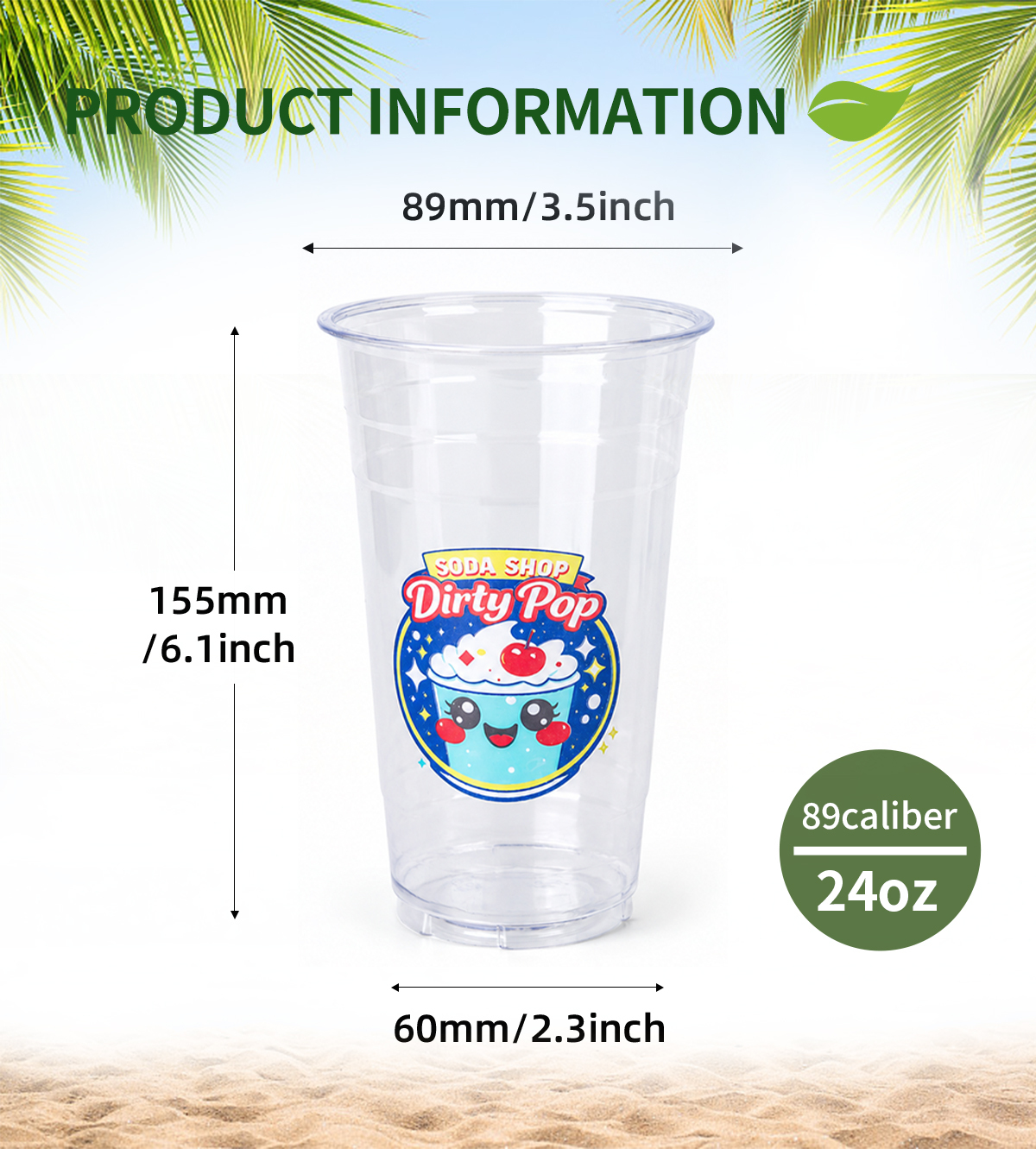 98calibre 16oz en forme de U