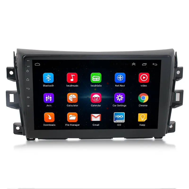 Mobil Auto Radio 10.1 "Android 10 Multimedia Player untuk 2011 - 2015 2016 Nissan NAVARA Frontier NP300 GPS Navigasi dengan WIFI