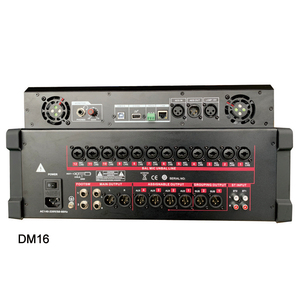 16 kanallı dijital ses PA sistemi mikseri 4 çekirdekli işlemci işlemci Windows Pc/Ipad/Android bağlantısı fabrika Presets Stereo - Product Image 5
