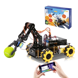 ACEBOTT Anfänger programmierung 8 Kinder 4WD ESP32 Roboterarm Auto Kit AI Smart Robot STEM Bildung DIY für Arduino Starter Kit