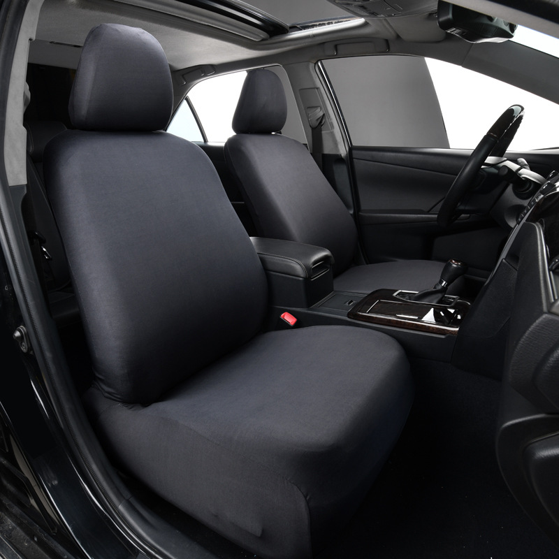 Model a front seat covers-black-1 piece