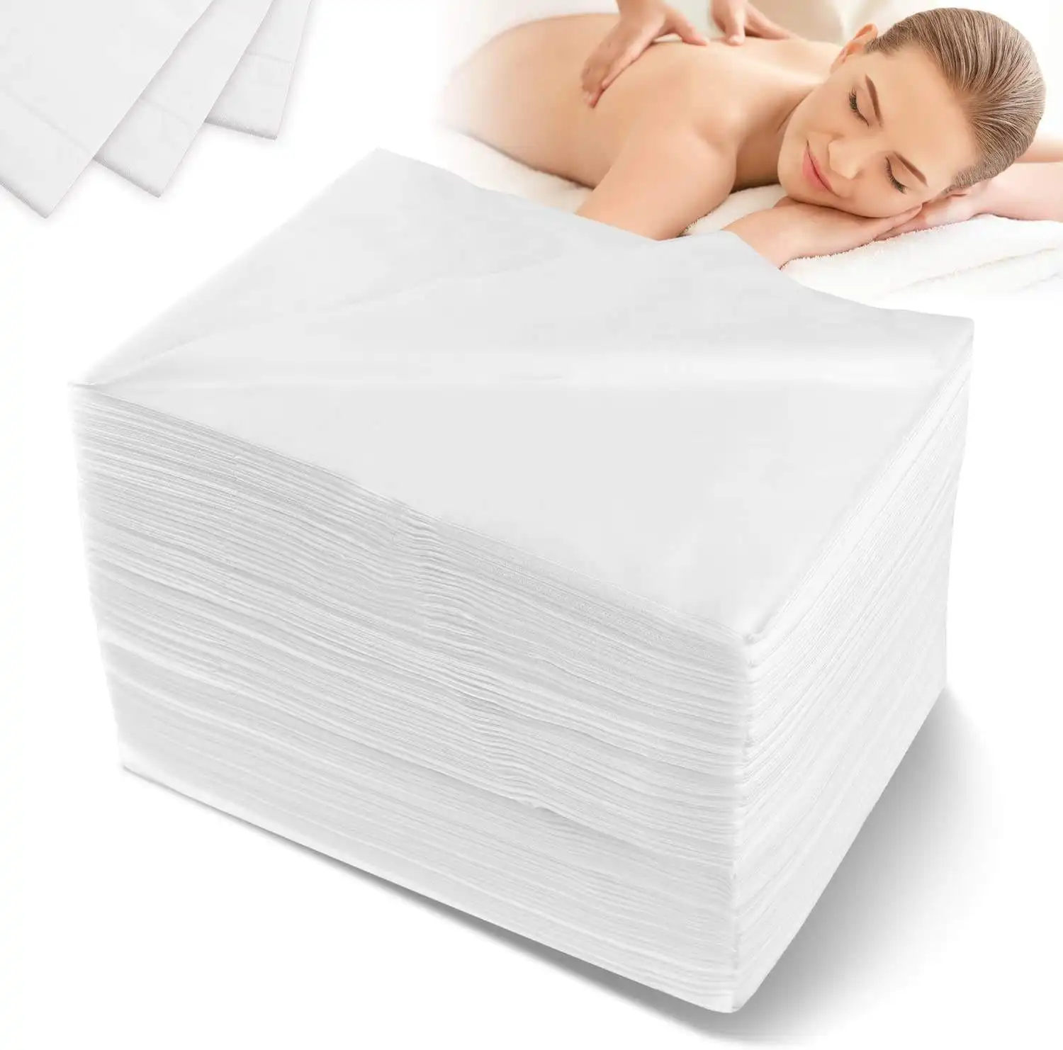 Hôtel Maison Beauté Chambre Utilisation Pp Non-tissé Jetable Étanche Massage Draps Hôpital Drap De Lit Médical