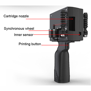 ハンドヘルド有効期限位置決めプレート付き大型文字インクジェットプリンター - Product Image 1