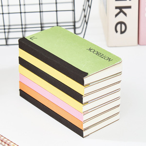 Cuaderno trasero de bloque de color A7, cuaderno de bolsillo pequeño para estudiantes, cuaderno portátil de oficina de negocios pequeños - Product Image 5