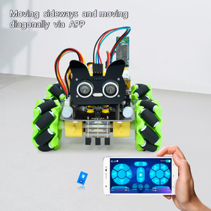 Keyestudio אלקטרוני 4WD Mecanum רובוט ל<span class=keywords><strong>arduino</strong></span> חכם רובוטיקה ערכת המתחילים
