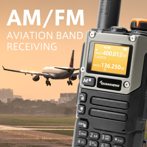 Quansheng UV-K5(8) Walkie Talkie 5W hava <span class=keywords><strong>bandı</strong></span> radyo tipi C VHF FM Scrambler NOAA kablosuz tarama frekansı iki yönlü Quansheng UV K6