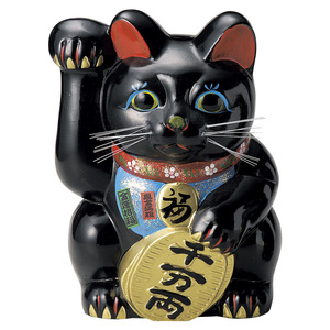 Renkli desenler muhteşem bir görünüm heykeli şanslı kedi sallayarak - Product Image 3