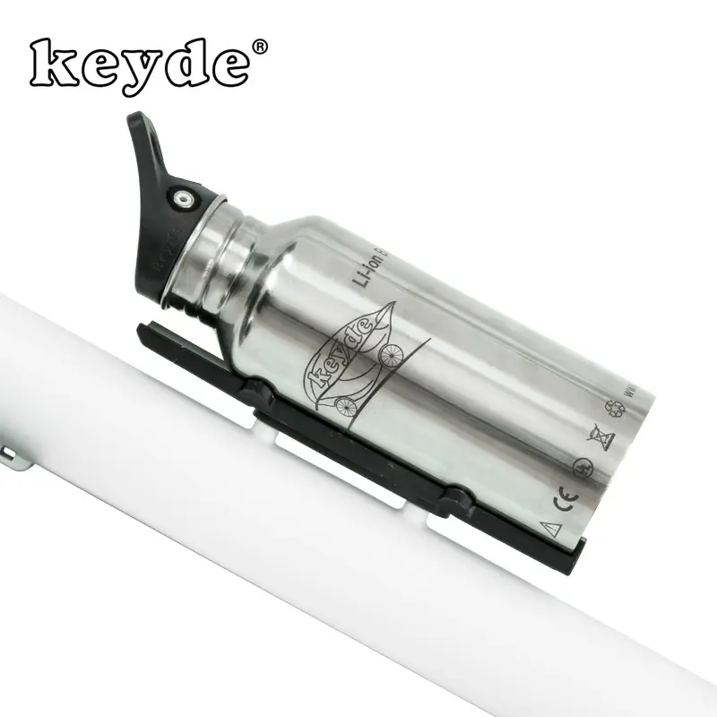 Keyde แบตเตอรี่ลิเธียมสำหรับจักรยานไฟฟ้าทรงขวดน้ำขนาด36V 1.3kgs 7Ah