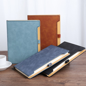 Precio directo de fábrica A5 Cuadernos Hilo y sillín Costura Encuadernación con bolsillo trasero - Product Image 6