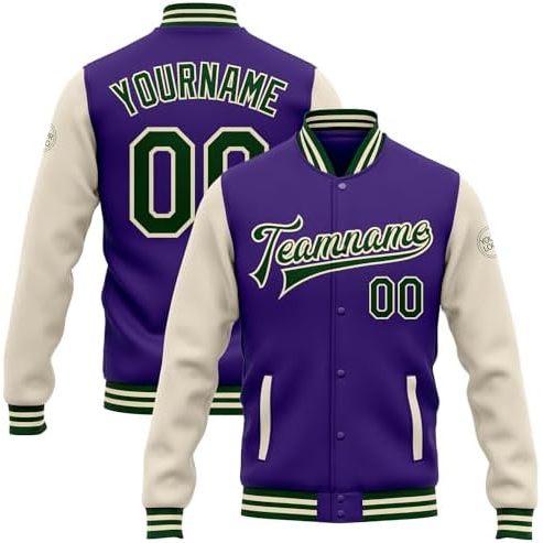 Purple-cream-green