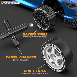 ディスプレイケースカスタムパーツ1:24スケール高品質ミニドリフトリモートRCカーモデル新着2025子供用コレクション - Product Image 4