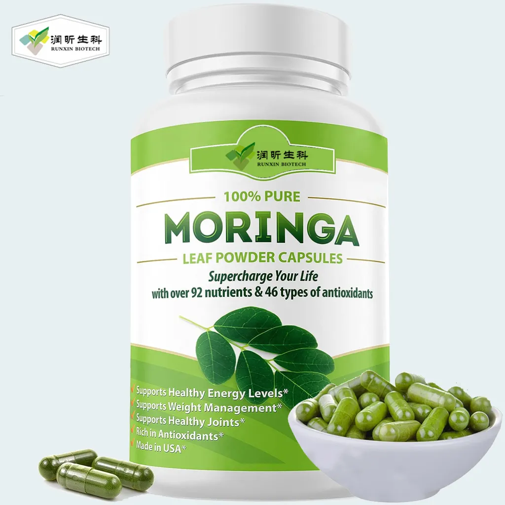 Số lượng lớn khách hàng nhà máy thảo dược bổ sung đa vitamin Moringa viên nang