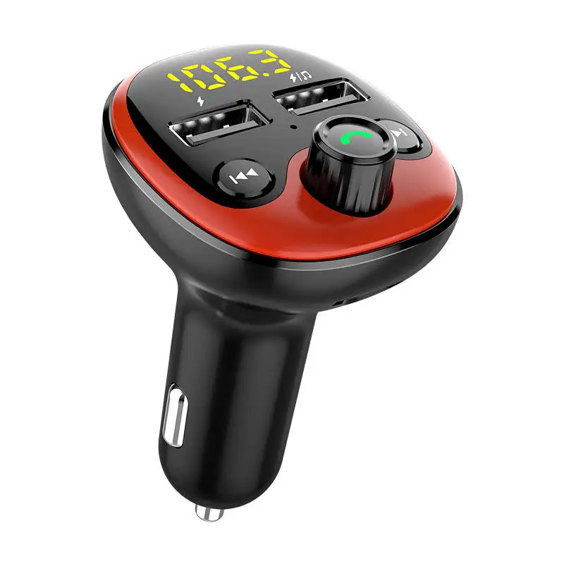 Bluetooth Wireless Mini Fm trasmettitore ricevitore con accendisigari per auto doppio Usb Mp3 Bluetooth per auto Mp3 chiamata vivavoce