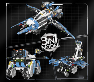 STEM Educational Toys <strong>Programming</strong> Remote Control Electric <strong>Variable</strong> Interstellar Machine Dog Compatible Puzzle Building Block Toy - Product Image 2