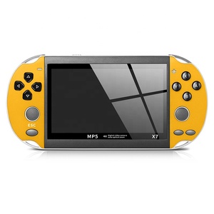 X7 lettore portatile 4.3 pollici Display LCD 8GB doppio rocker 200 classico gioco retrò Mini Console di gioco <span class=keywords><strong>MP5</strong></span> Video <span class=keywords><strong>Player</strong></span>
