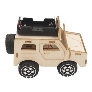 C-34 DlY elektrikli Jeep yapı blok oyuncaklar yaratıcı zihin çocuklar düşünme egzersiz çocuk yeteneği üzerinde el geliştirmek küçük araba modeli - Product Image 1