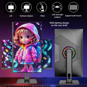 23.8/27/32/34 Inch Curved Flat <strong>Built</strong>-<strong>in</strong> Speakers Studio Portable <strong>Monitor</strong> Pc <strong>Computer</strong> 5K 360Hz 1ms RGB Backlit Gaming <strong>Monitor</strong>