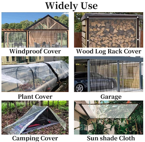 पीवीसी तिरपाल जाल टीएआरपी पारदर्शी स्पष्ट तिरपाल क्रिस्टल स्पष्ट पीवीसी तिरपाल - Product Image 6