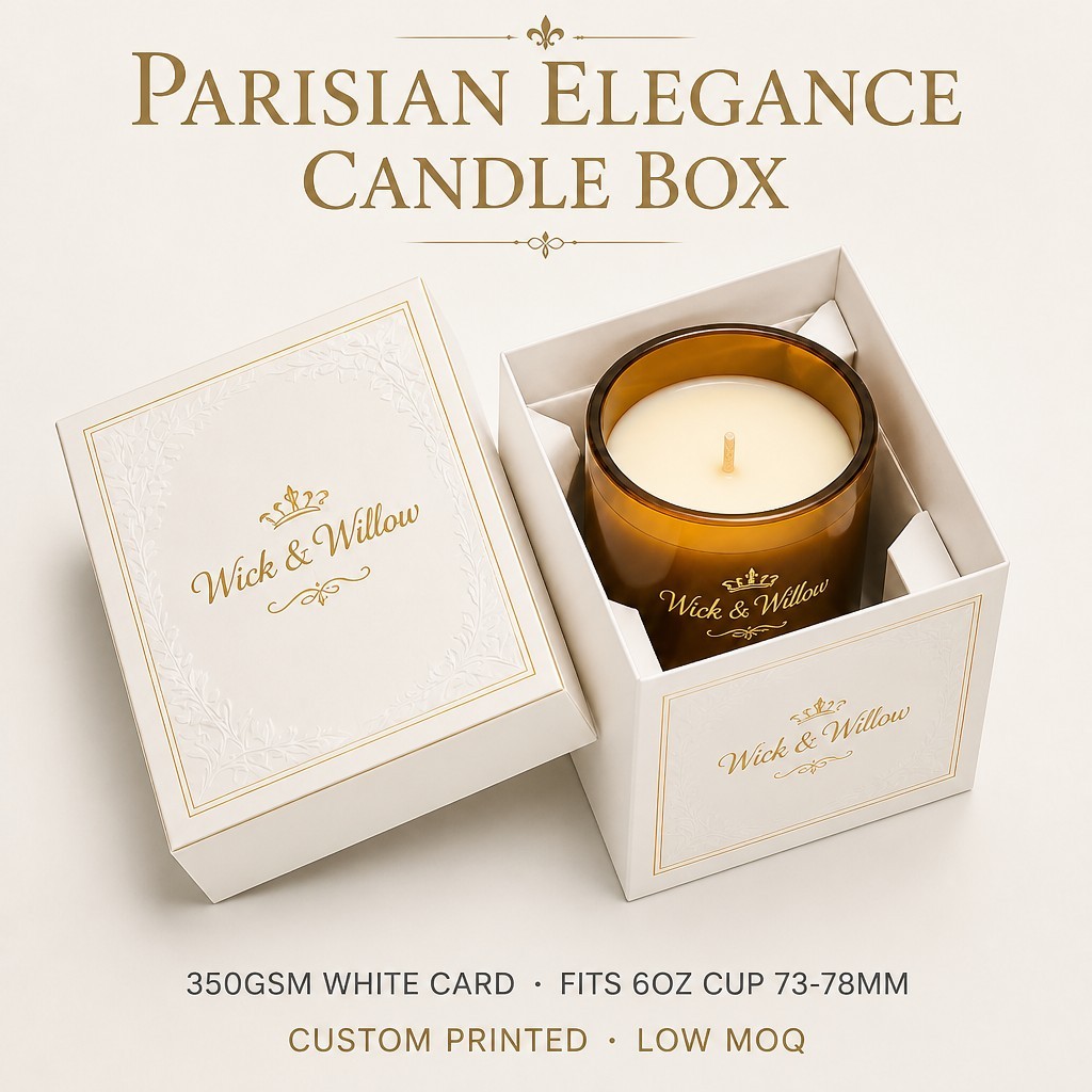 Boîte à Bougie Élégance Parisienne