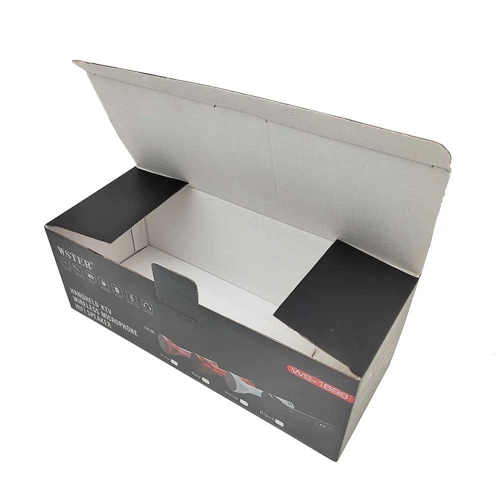 OEM personalizado alta qualidade impressão reciclado papelão ondulado Consumer Electronics transporte caixa de embalagem para pequenas empresas
