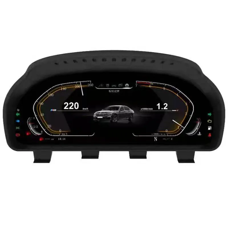 HXHY Latest Original Car Digital Cluster Instrument Speedometer For BMW 5 Series F10 F11 F18 GT F07 2009-2017 LCD Dashboard