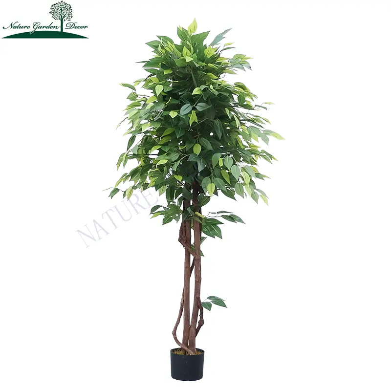 Hotsale Fake Green Banyan Bonsai Künstliche Ficus bäume zum Verkauf 5ft Zimmer pflanzen Home Decor