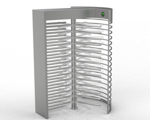 Einspuriges RFID-Karten zugriffs kontroll system mit Drehkreuzen-Sicherheits toren in voller Höhe - Product Image 6