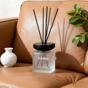 Mới 50ml 100ml 150ml 200ml 500ml Rỗng sang trọng bơm lại nhà hương thơm hương thơm hương THƠM VUÔNG mờ kính khuếch tán chai - Product Image 6