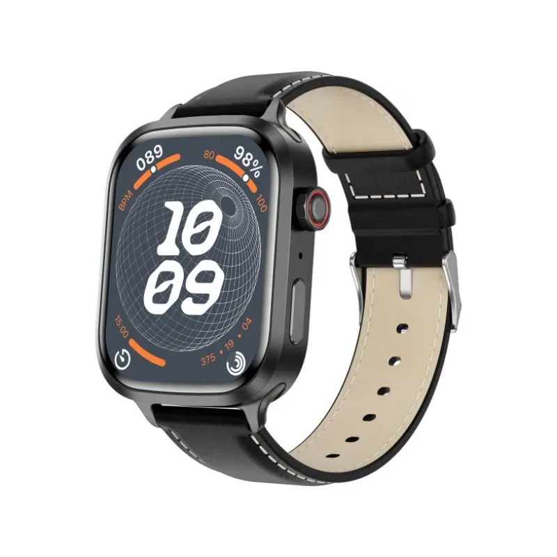 2024 Smartwatch ZERO 90 2.3 Inches Large Screen IP67 Waterproof Smart Reminder DIY dial Leather Business ZERO 90 WATCH For Men