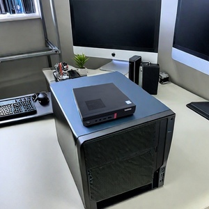 Lenovo Mini PC Computer P330 Tiny Workstation La presión estándar es adecuada para diseñar Clips de dibujo Gaming - Product Image 1