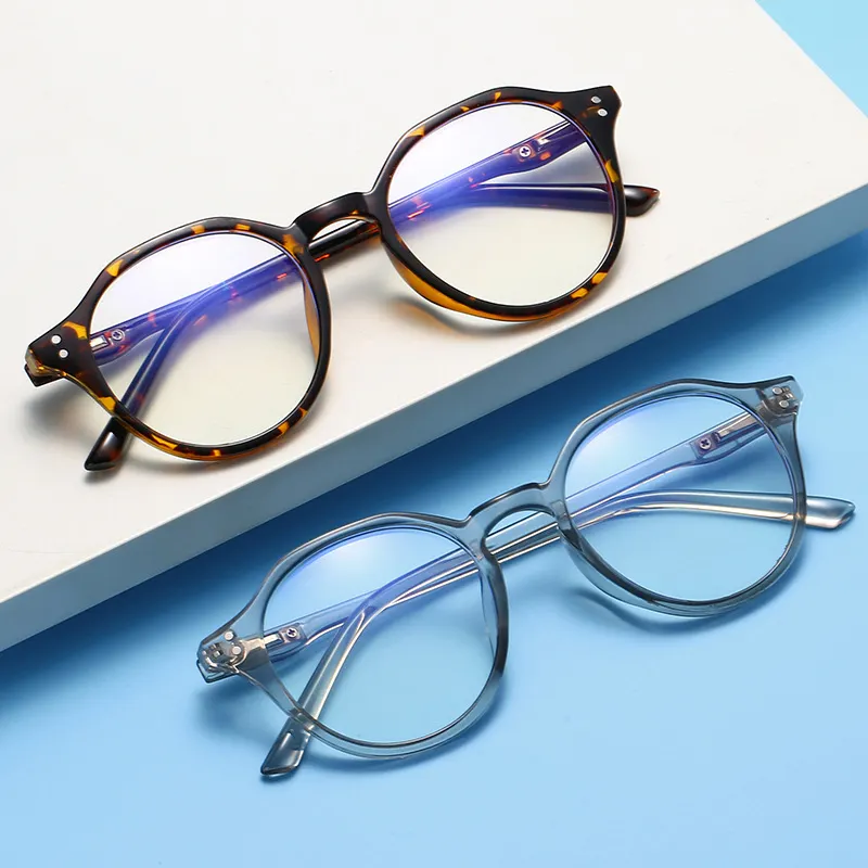 Desain Baru 2023 Kacamata Blok Anti Cahaya Biru Produsen Bingkai Optik untuk Wanita
