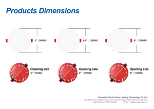 2 giờ lửa đánh giá 4 ''6'' 5cct <span class=keywords><strong>LED</strong></span> nồi đèn chống cháy <span class=keywords><strong>LED</strong></span> bảng điều chỉnh ánh sáng nhấp nháy miễn phí thích hợp cho nhà bếp với ETL <span class=keywords><strong>CSA</strong></span> phê duyệt - Product Image 4