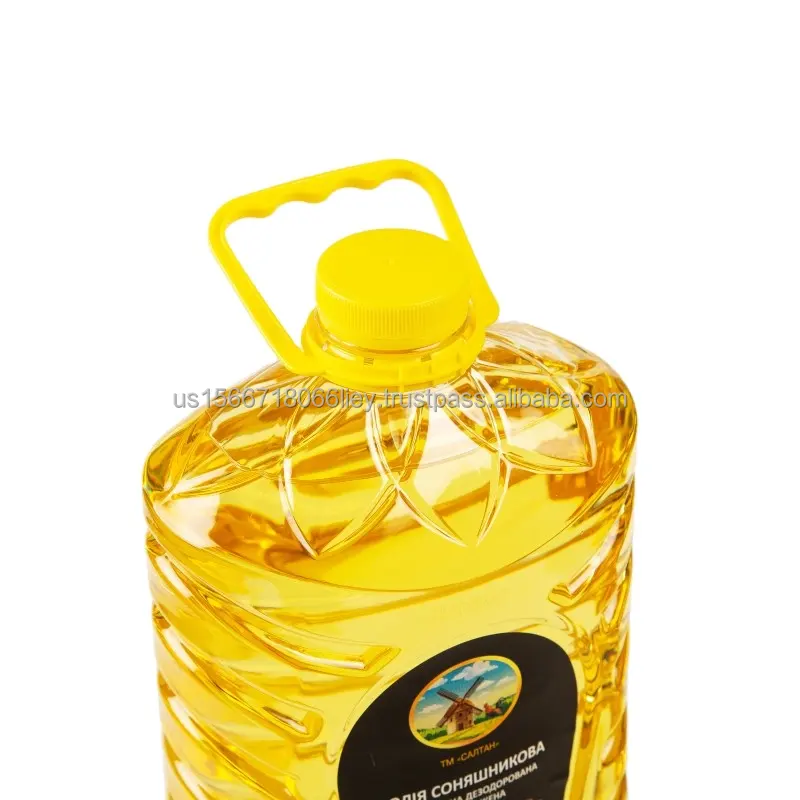 Comprar óleo de girassol refinado (Grau P) - Garrafas PET de óleo de girassol - Óleo de girassol Jerry Can atacado