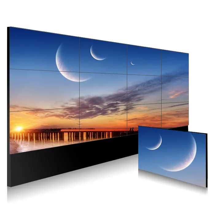 Ecran vidéo ultramince, 30 pièces, 46, 49, 55, 65 pouces, écran LCD d'intérieur 2x2, 3x3, 4x4, pour la publicité