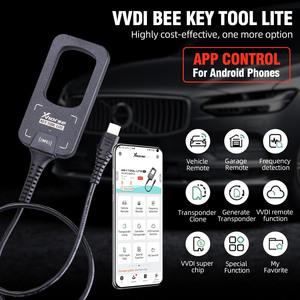 Il programma Transponder di rilevamento della frequenza 2023 funziona sul telefono Android ottieni 6 pezzi di telecomandi Xhorse VVDI BEE Key Tool Lite - Product Image 6