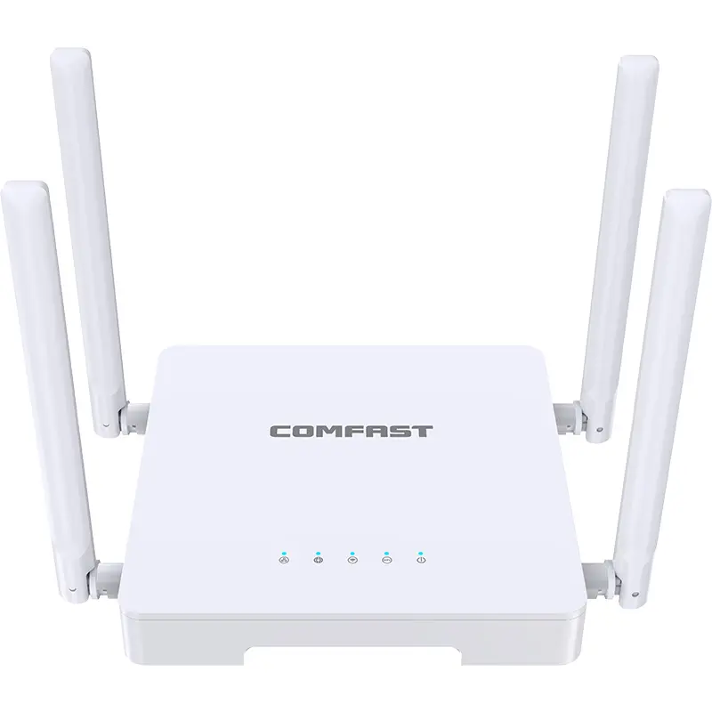 COMFAST 300 Мбит/с высокоскоростной беспроводной Интернет маршрутизатор домашнего использования CF-N1 V2 с 4*5 дБи всенаправленные антенны 2,4 ГГц