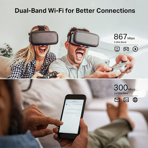 Gli utenti 128 Max 1200Mbps WiFi 6 11AX Standard per uso domestico Router WiFi Wireless Mesh con Firewall e funzione VoIP tipo cablato
