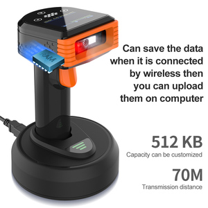 GTCODESTAR 2D Bluetooth barkod tarayıcı 1D kablosuz barkod okuyucu USB şarj beşiği ile süpermarket için 2.4G QR kod tarayıcı - Product Image 6