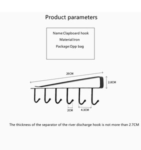 Jaya móc khăn móc cho treo tấm thảm ẩn Tủ tuôn ra kéo xử lý với móc - Product Image 5