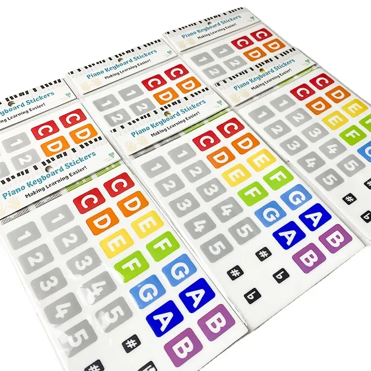 Autocollants de numéro de lettre auto-adhésifs colorés, réservation d'autocollant d'alphabet de ferraille de cadeau de kit