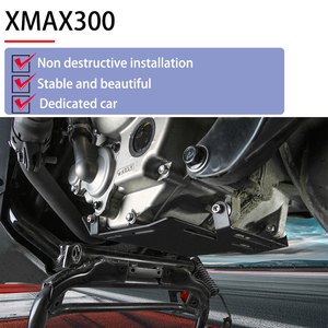 Yüksek kalite paslanmaz çelik motor şasi Guard koruyucu kalkan motosiklet modifiye şasi koruma çerçevesi için XMAX 300 - Product Image 6